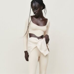 Zara ribbed seamless set